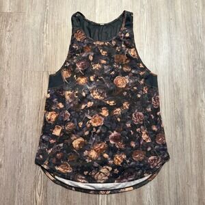 Lululemon Womens Small Sculpt Tank II Frosted Rose Multi / Melanite